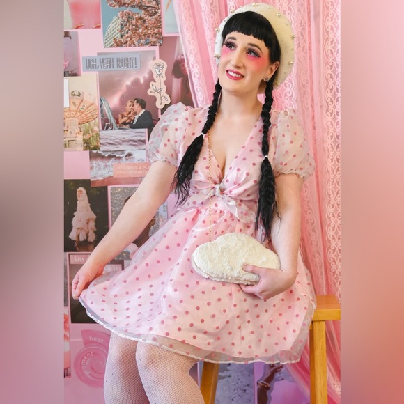 HELLO 3AM FOREVER Faux Fur Cloud Shaped Clutch Shoulder Purse Handbag White Gold - Picture 5 of 16